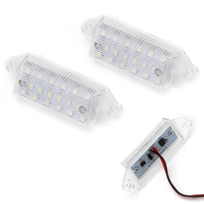 OEM-Replace 18-SMD White LED License Plate Lamp Assy For 03-17 Mitsubishi Lancer