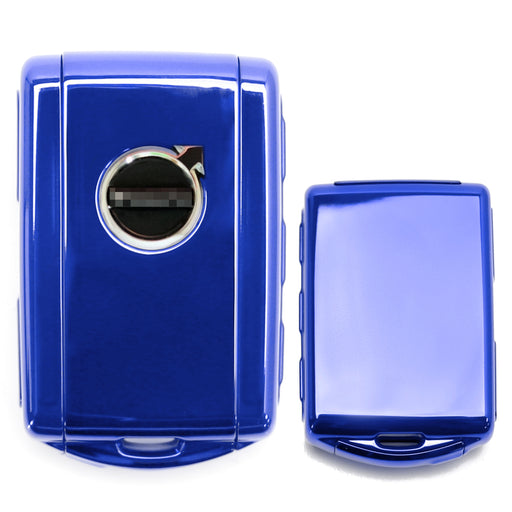 metallic blue key fob case compatible with Volvo XC90 