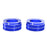 2x Blue Aluminum AC Climate Control Knob Decoration Covers For Toyota 19-up RAV4