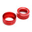 2pc Red Aluminum AC Climate Control Knob Decoration Covers For Toyota 19-up RAV4