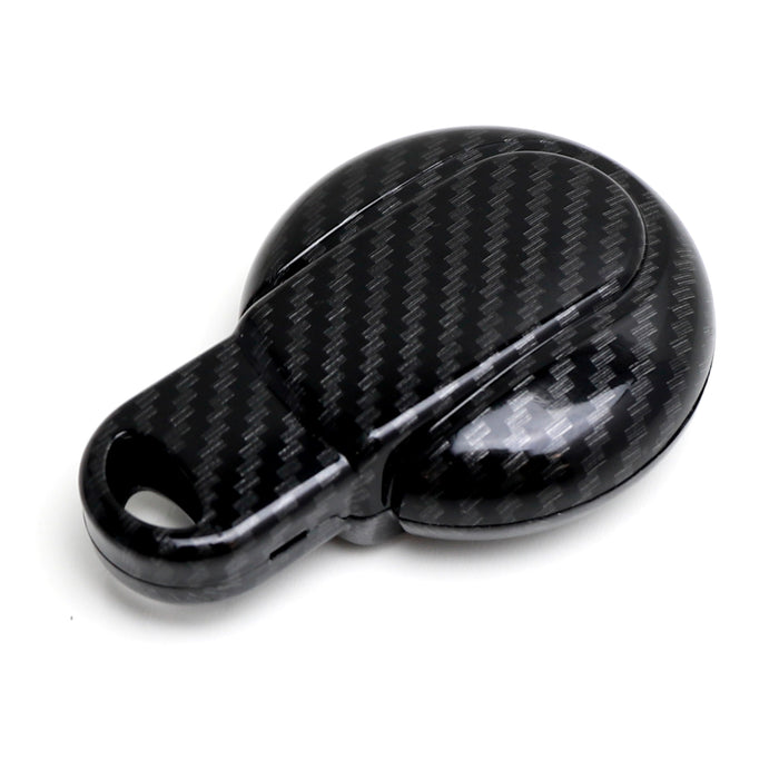 Black Carbon Fiber Finish Key Fob Shell For MINI Cooper Gen3 F54 F55 F56 F57 F60