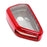 Red TPU Key Fob Protective Case w/Face Panel Cover For Volkswagen MK8 Golf/GTI..