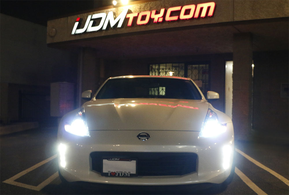 LED Daylight Night Time Enable Kit + LED Parking Lights For 2013-20 Nissan 370Z