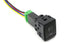 Factory Style 4-Pole 12V Push Button Switch w/ LED Background Indicator Lights