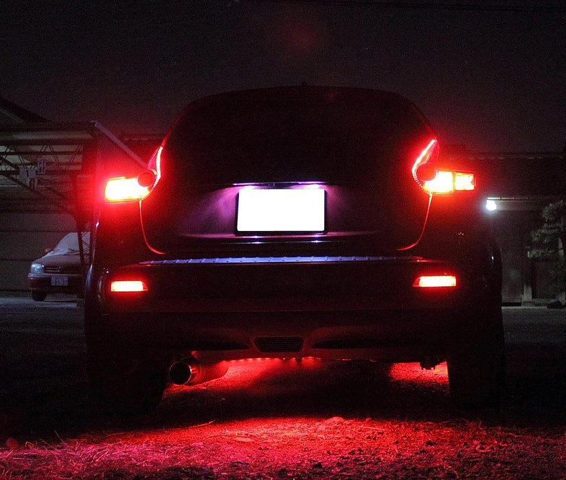 Red Lens 48-SMD LED Bumper Reflector Marker Lights For Infiniti FX35 FX50 Nissan