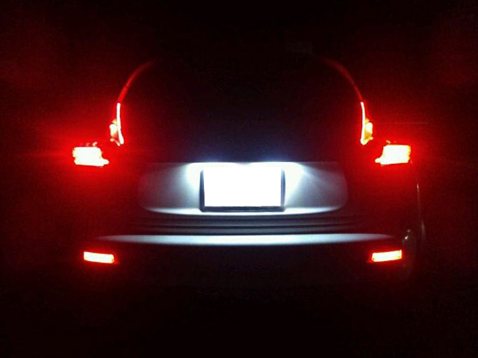 Red Lens 48-SMD LED Bumper Reflector Marker Lights For Infiniti FX35 FX50 Nissan