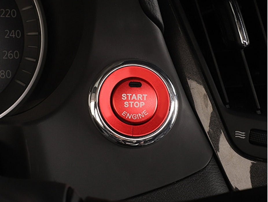 Engine Start/Stop Push Start Button Cover&Ring For Nissan Infiniti Q50 Q60 QX60