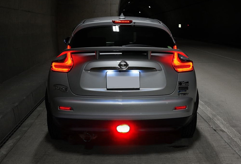 JDM Style Smoked Lens Full LED Rear Fog Light Kit For Nissan Juke Rogue Murano