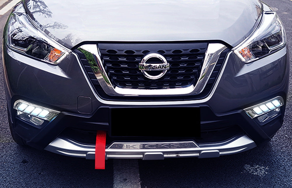 Sequential Dynamic Blink Switchback LED Daytime Running Lights For Nissan Kicks