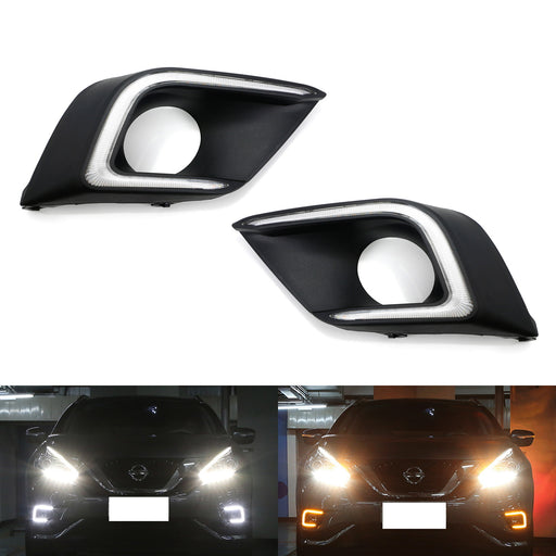 Switchback LED Daytime Running Light/Turn Signal Lamps For 2015-up Nissan Murano