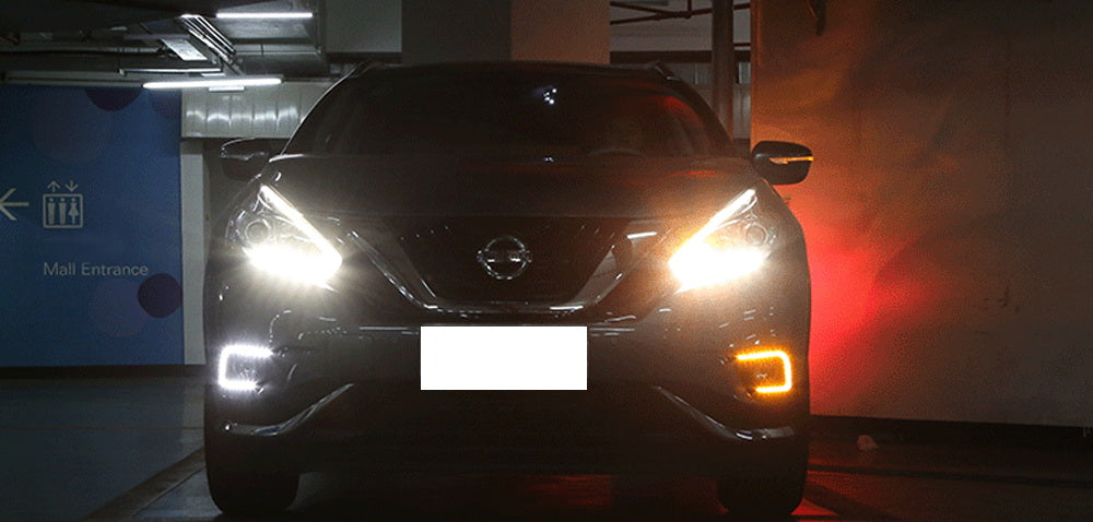 Switchback LED Daytime Running Light/Turn Signal Lamps For 2015-up Nissan Murano