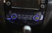 Blue Anodized Aluminum AC Climate Control Ring Knob Covers For14-20 Nissan Rogue