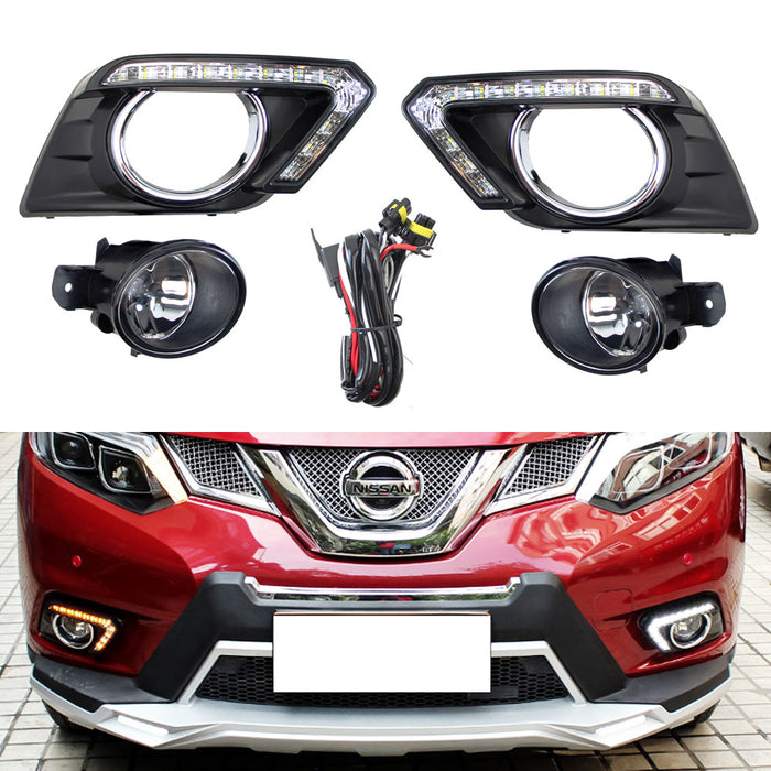 Complete Switchback LED Daytime Running Light/Turn Signal For 14-16 Nissan Rogue