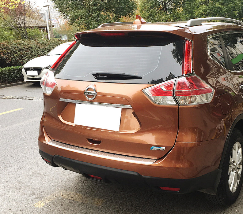 Red Lens Full LED Rear Windshield Side Pillar Tail Brake Lights For Nissan Rogue