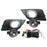 Complete Set Clear Lens Fog Lights Foglamp Kit For 16-20 Nissan Sentra Facelift