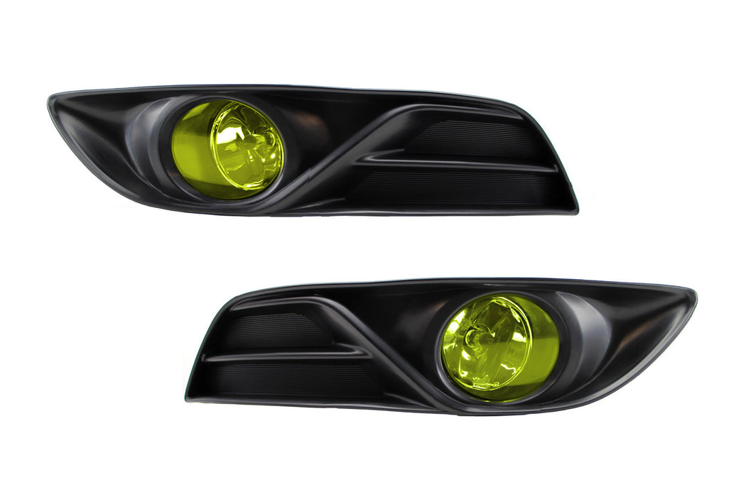 Yellow Lens Fog Lights Foglamps w/ H11 Halogen Bulbs For 2013-2015 Nissan Sentra