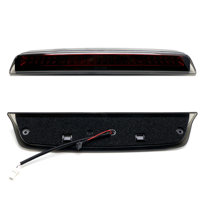 F1 Strobe Smoke Lens w/Red Chrome Reflex LED 3rd Brake Light For Nissan Frontier