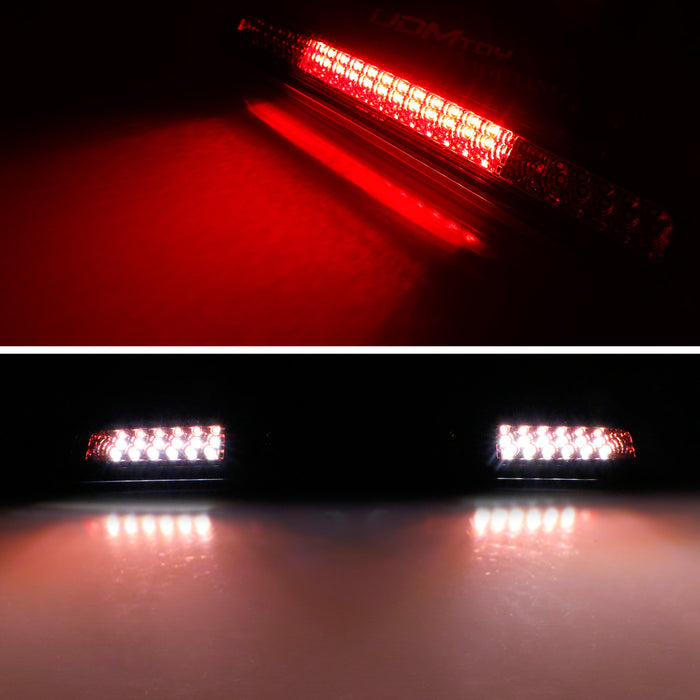 F1 Style Strobe Smoke Lens LED High Mount 3rd Brake Light For 04-15 Nissan Titan