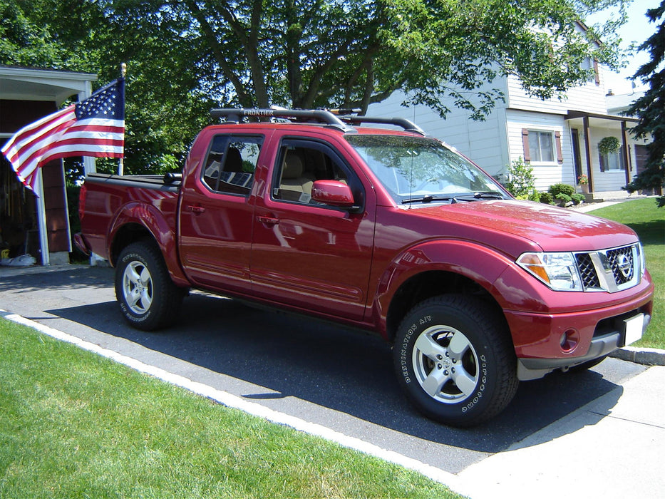 Truck Bed Rail Side Mount Flag Holder Kit For Nissan Titan Frontier, etc