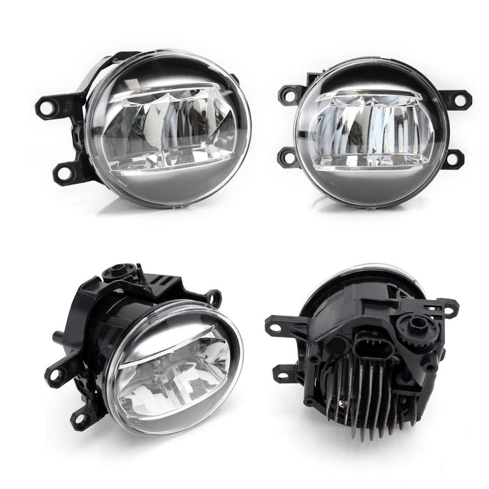 LH RH OE-Spec Xenon White LED Fog Light Kit For Lexus/Toyota Upgrade/Replacement