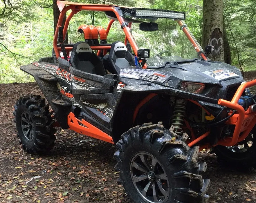 Roof Mount 30-Inch LED Light Bar Kit For 2011-18 Polaris RZR XP 800 900 1000