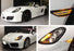 GT 3D Raised Clear/Black Lens LED Side Marker Lights For Carrera Cayman Boxster