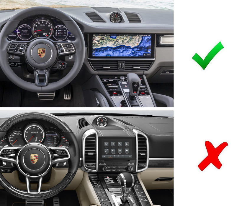 Smartphone Gravity Holder w/Exact Fit Dash Mount For 19-up Gen3 Porsche Cayenne