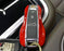 Red Plastic Key Fob Side Shell Cover For 17-up Porsche Panamera & 19-up Cayenne