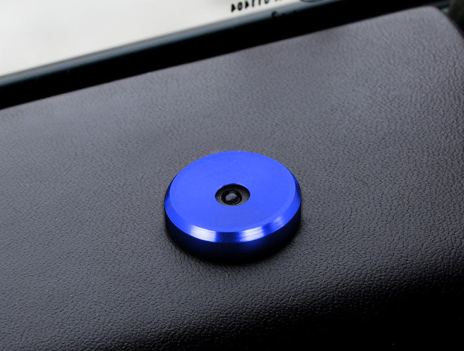 Blue Decorative Door Lock Secure Indicator Light Caps For Cayenne Panamera Macan