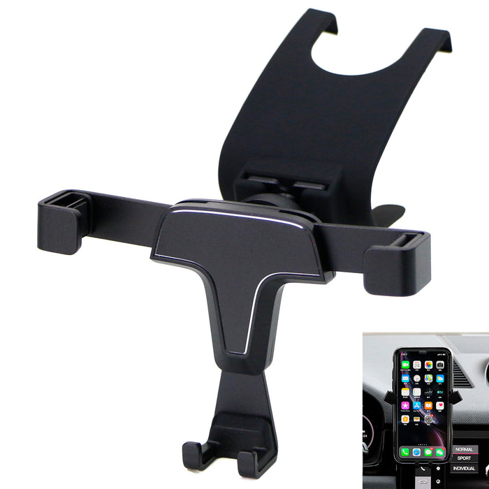 Smartphone Gravity Holder w/Exact Fit Clip-On Dash Mount For 14-up Porsche Macan