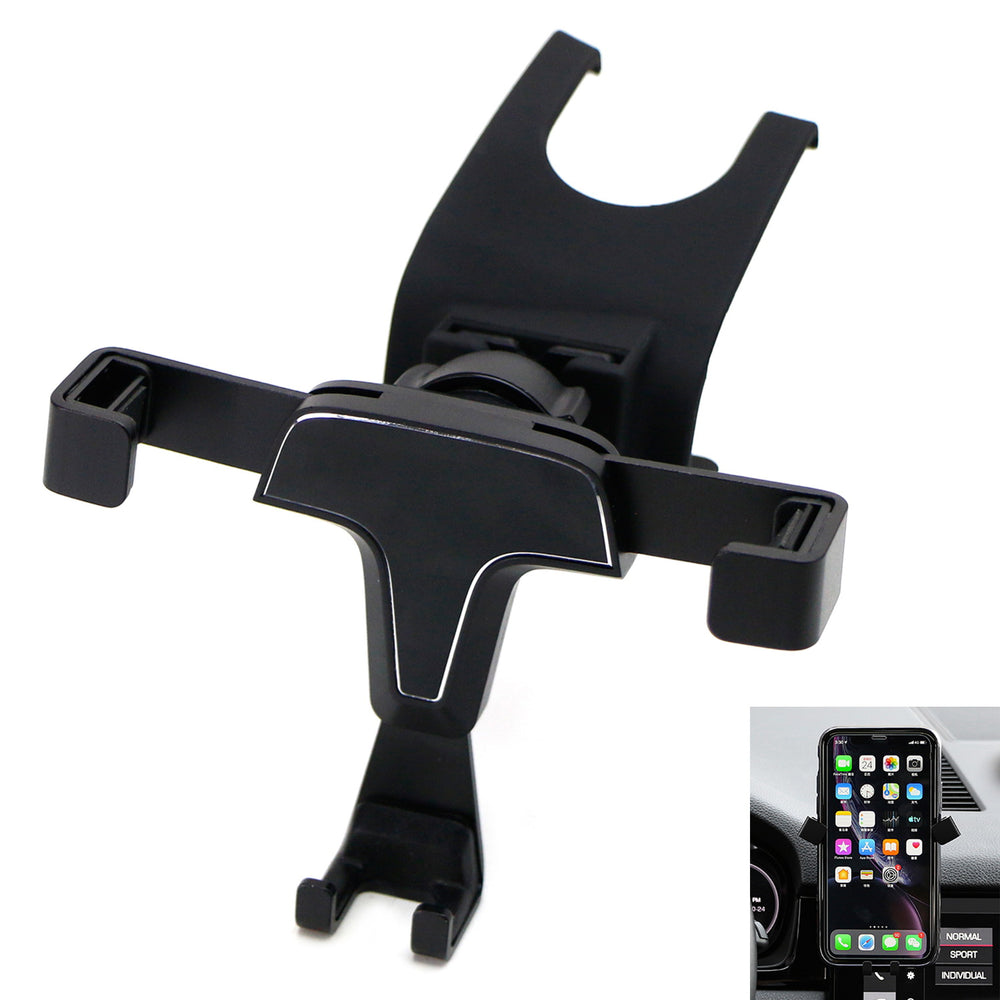 Smartphone Gravity Holder w/Exact Fit Dash Mount For 18-up Gen2 Porsche Panamera