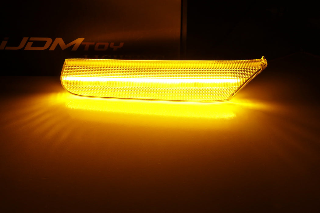 Clear Amber LED Sequential Side Marker Lights For Porsche Carrera 911 Boxster