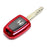 Red TPU Key Fob Protective Case w/Face Panel Cover For 16-up Civic Accord HR-V..