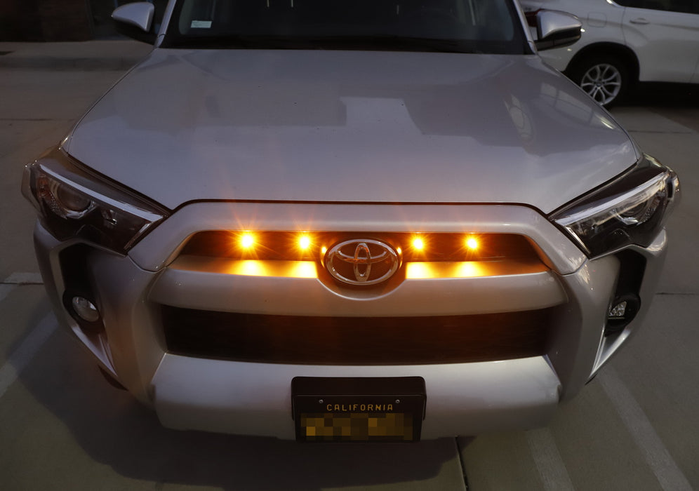 4pc Raptor Style 3W LED Grille Lighting Kit For Toyota FJ Cruiser 4Runner Tacoma