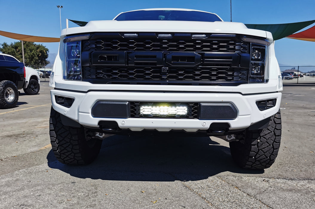 Lower Grille Hide 72W LED Light Bar Kit w/Bracket, Relay For Ford 2021-up Raptor