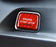 Red Real Carbon Fiber Engine Push Start Button Cover For 14-19 Chevy C7 Corvet