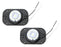 White 12-LED Surface Flush Mount LED Lighting Kit for Front Driving/Fog Lights