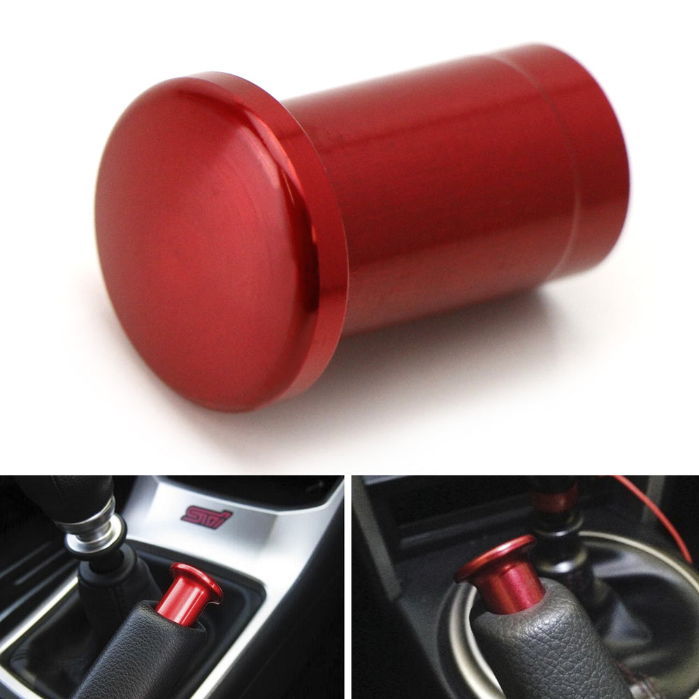 JDM Red Aluminum Handbrake eBrake Tip Push Button For Scion FRS Toyota 86 BRZ