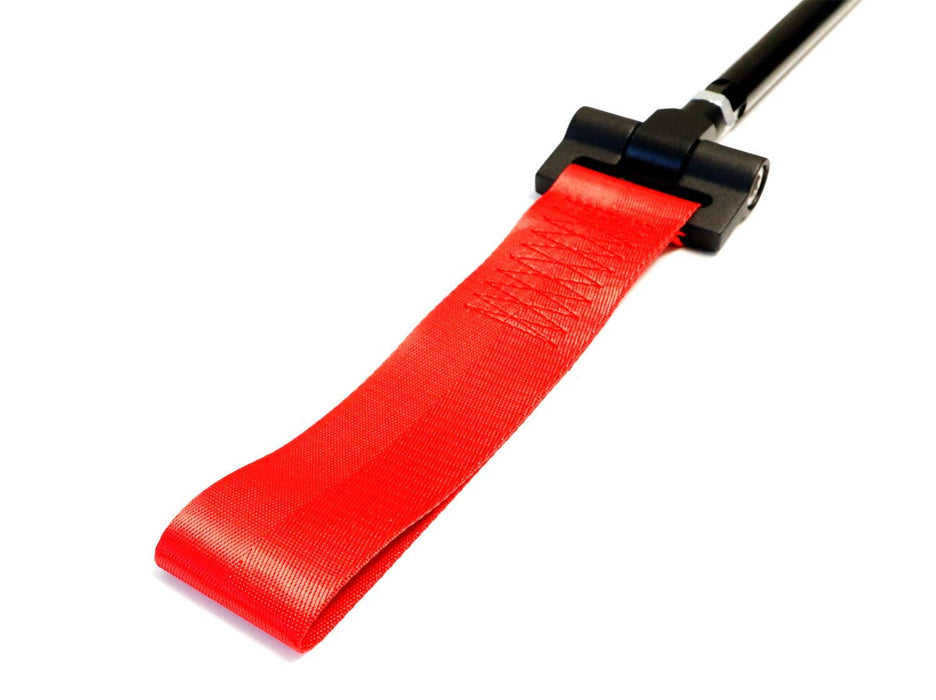 Red Track Racing Style Nylon Tow Hook Strap For BMW 1 3 5 6 X5 X6, MINI