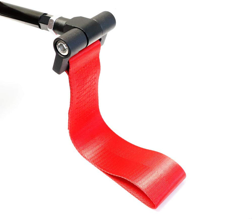 Red Track Racing Style Nylon Tow Hook Strap For BMW 1 3 5 6 X5 X6, MINI