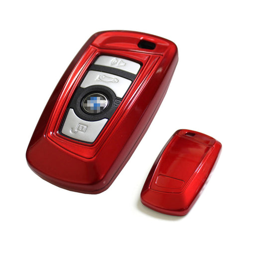 Exact Fit Glossy Red Smart Key Fob Shell For BMW 1 3 4 5 6 7 X3 Series