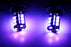 (2) 7-Color RGB P13W LED Bulbs For Fog Light Driving Lamps w/ Wireless IR Remote