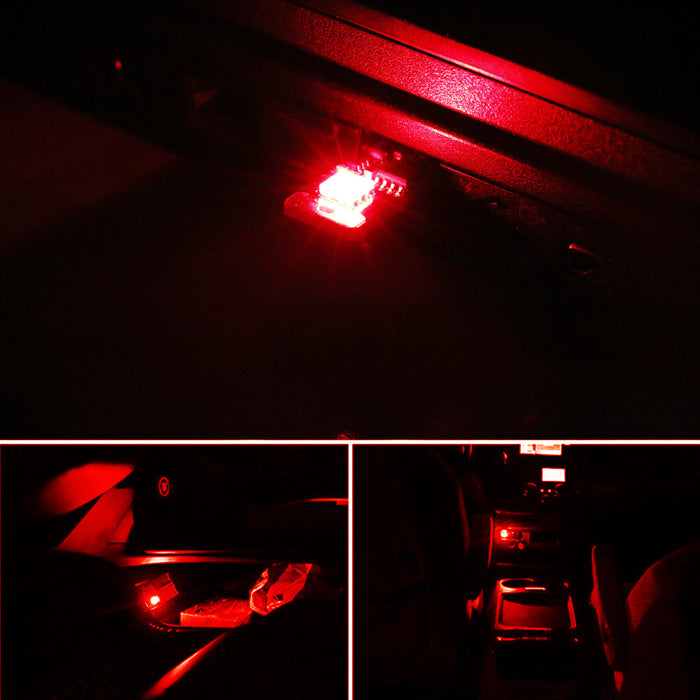 Touch Control RGB MultiColor Plug-In Miniature LED Interior Ambient Lighting Kit