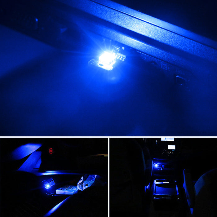 Touch Control RGB MultiColor Plug-In Miniature LED Interior Ambient Lighting Kit