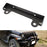 Set of Black Powder Coated Flip-Up Winch Roller Fairlead Hinge License Plate Holder Compatible with Jeep Truck SUV 4x4, etc