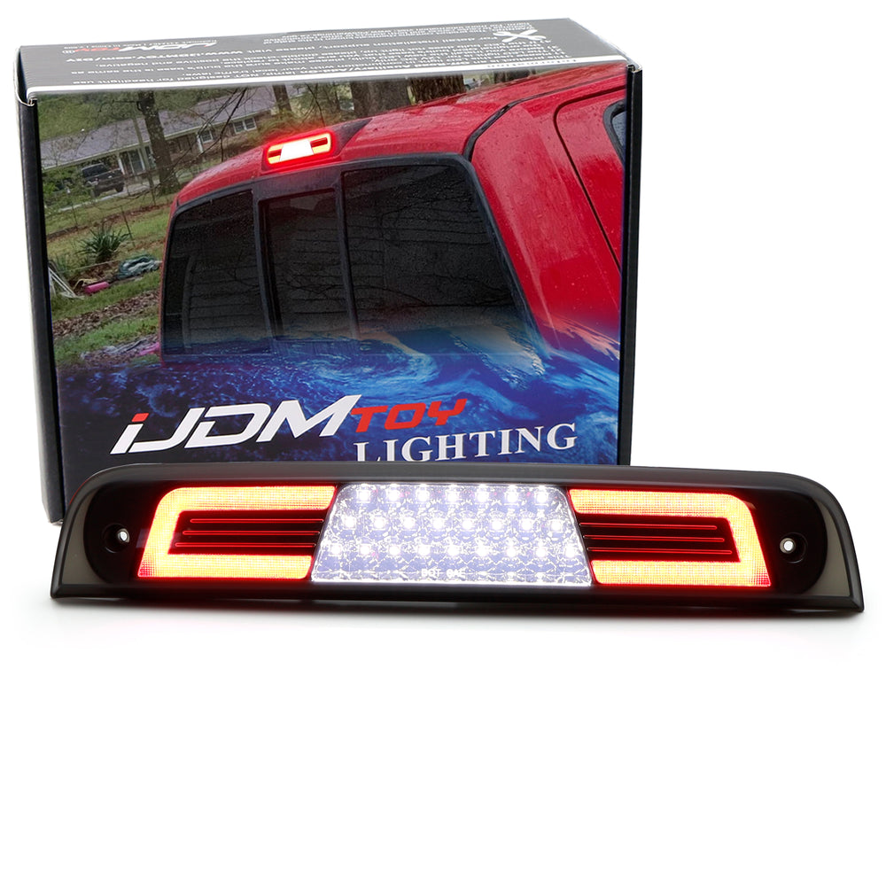 Smoked Lens C-Ring Full LED High Mount 3rd Brake Light For 2019-up Gen5 RAM 1500