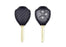 Carbon Fiber Soft Silicone Key Fob Cover For Toyota Scion Heart Shape Blade Key