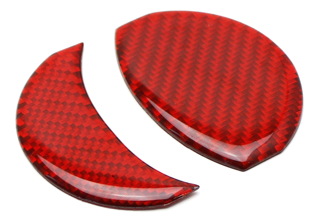 Red Carbon Fiber Overlay Decoration Trims For Subaru BRZ Scion FR-S Toyota 86