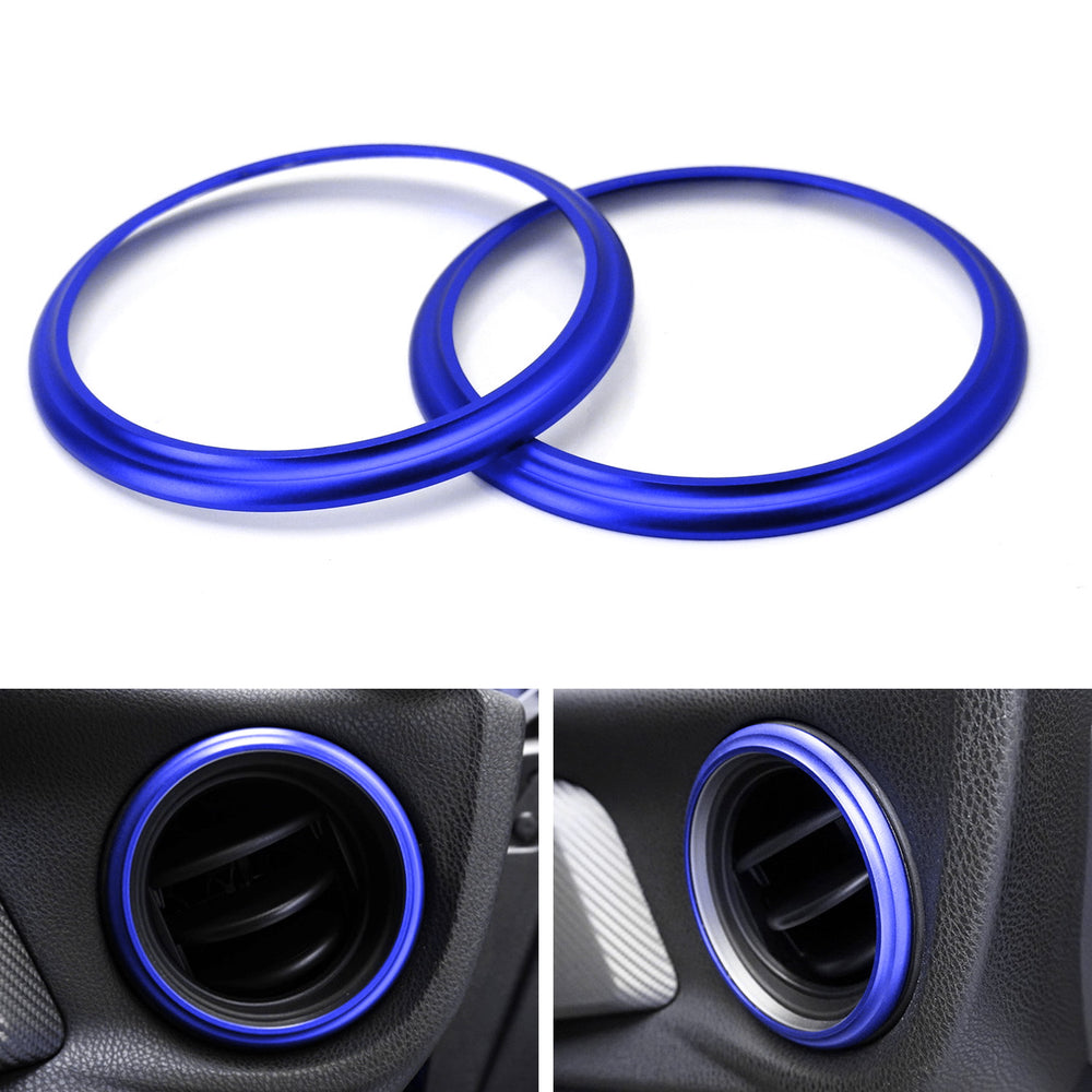 Blue AC Vent/Opening Trim Decoration Cover Ring For Scion FR-S, Toyota 86, BRZ