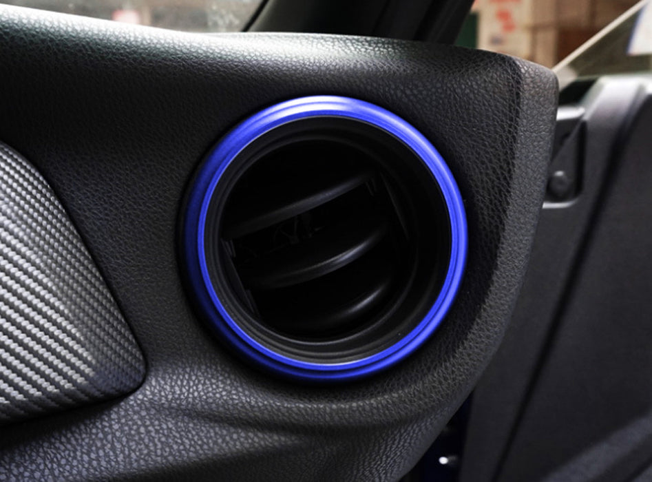 Blue AC Vent/Opening Trim Decoration Cover Ring For Scion FR-S, Toyota 86, BRZ